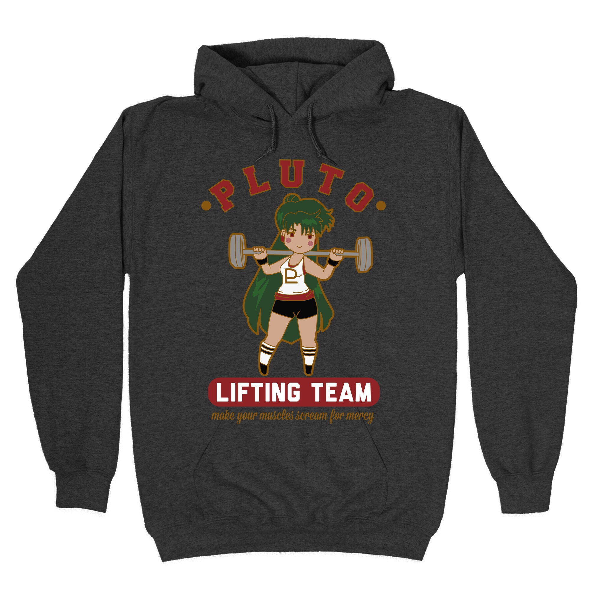 Pluto Lifting Team Parody Hoodie
